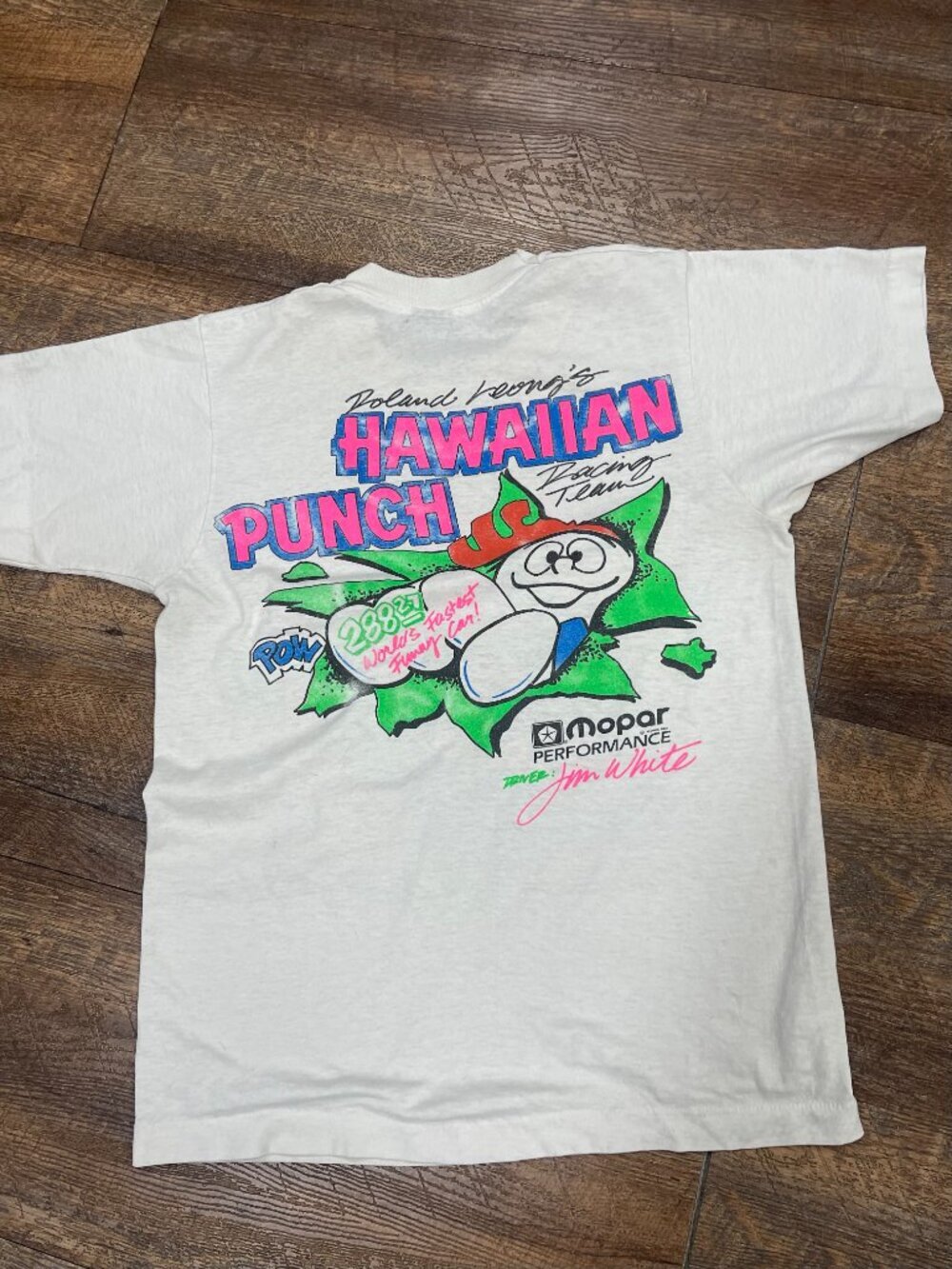 Vintage Hawaiian Punch NHRA Funny Car Double Sided Tee USA - Picture 2 of 8